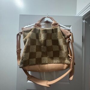 CLEOBELLA checkered weekender